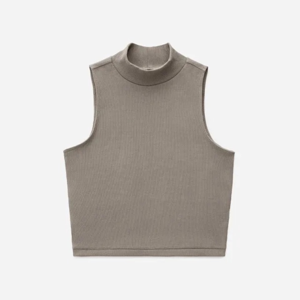 Everlane Ribbed Mock Neck Tank